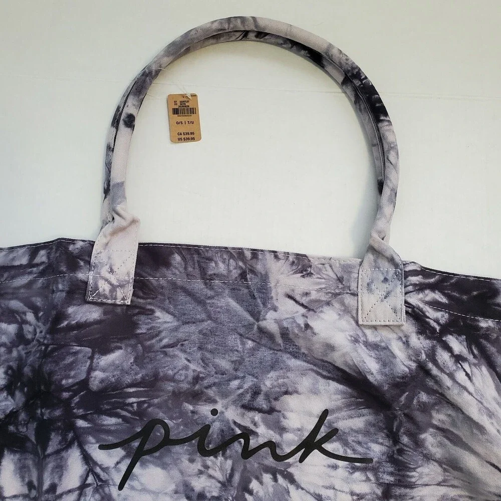 Victoria's Secret Tote Tie Dyed Tote Weekender 2021 New‎ Original Packaging NWT - Picture 3 of 12